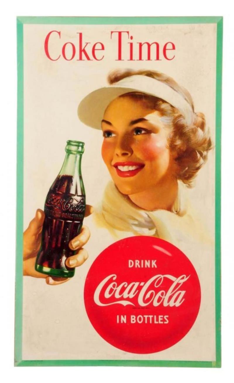 1954 Coca - Cola Small Vertical Poster.