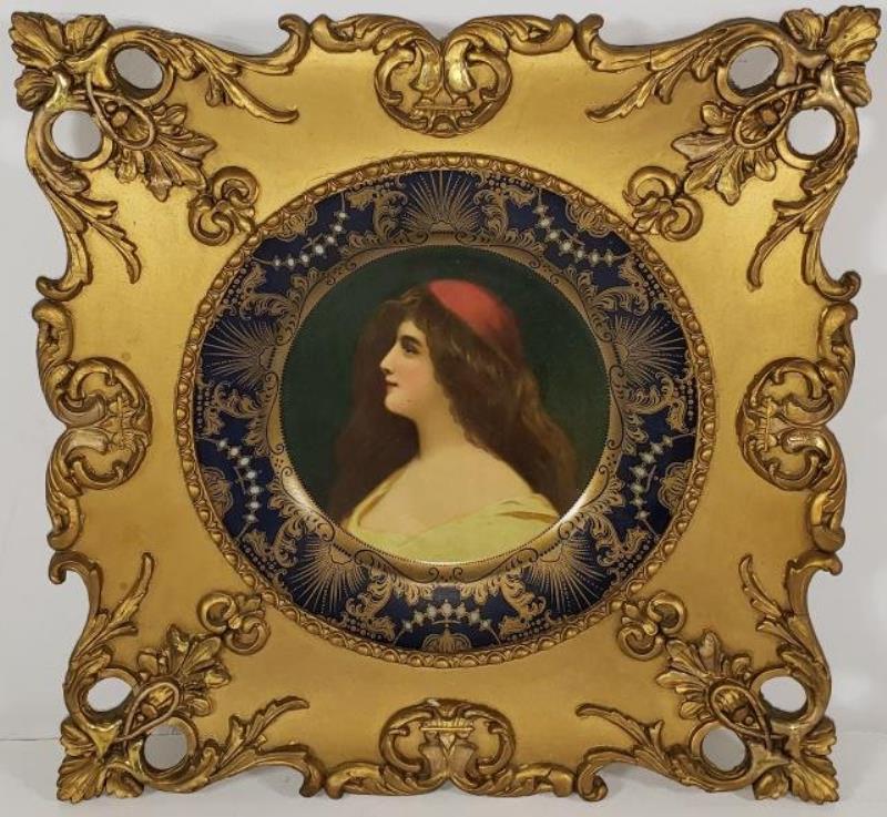 FRAMED VIENNA ART PLATES FOR COCA-COLA