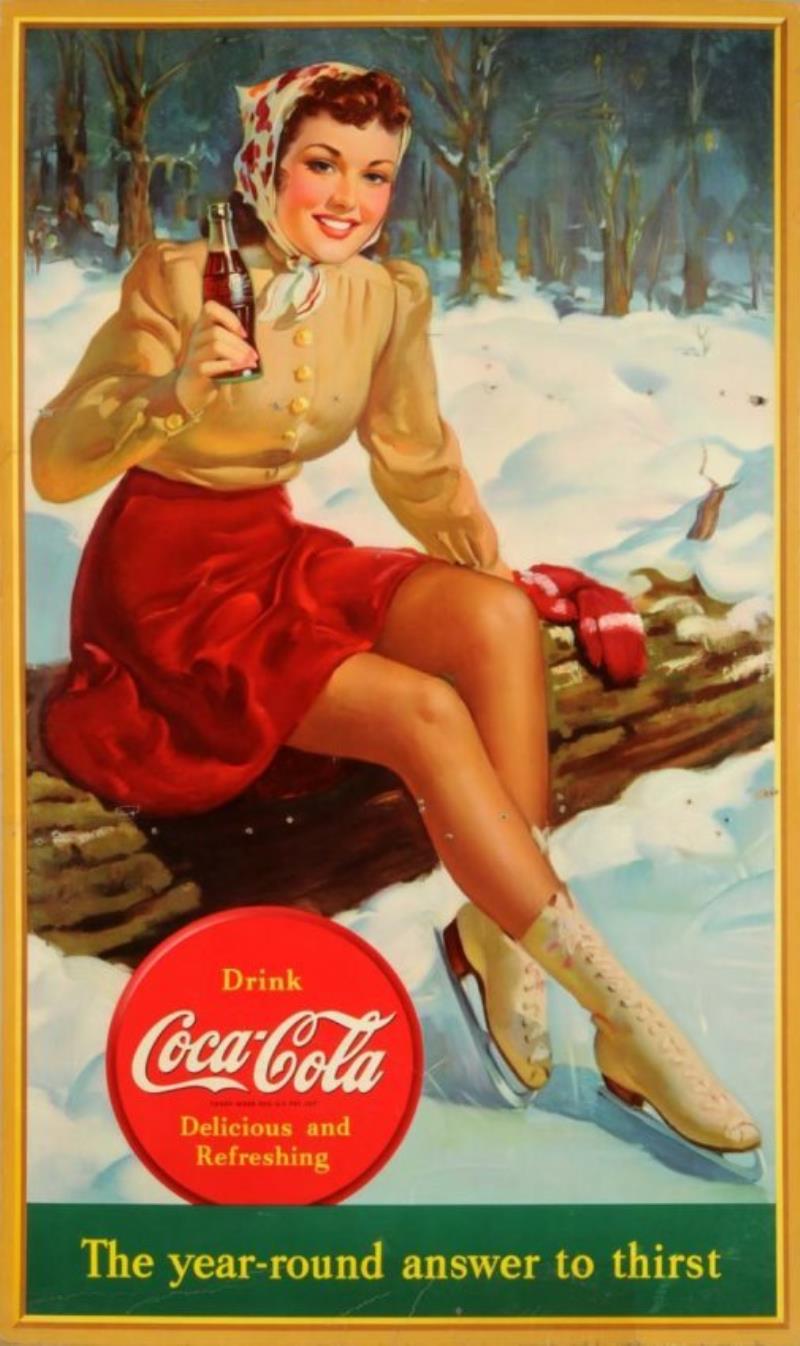 1940 Coca-Cola Poster.