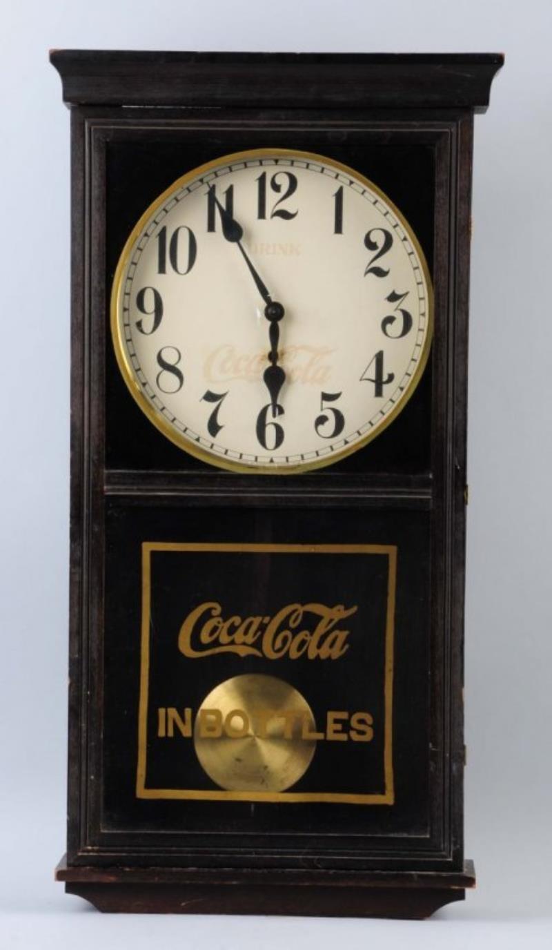 Large Wooden Coca Cola Clock Value & Price Guide