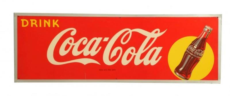 1940's Coca-Cola Tin Advertising Sign