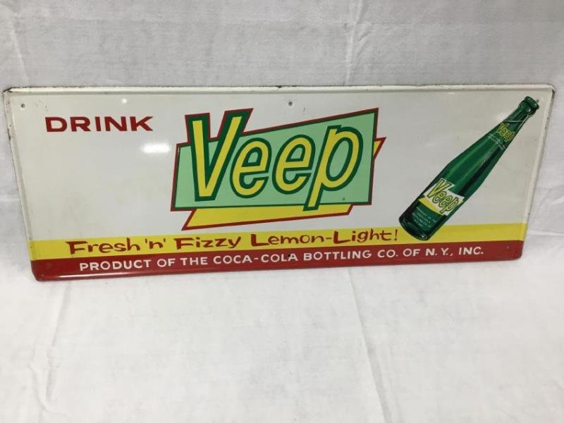 Extremely Rare Drink Veep Sign
