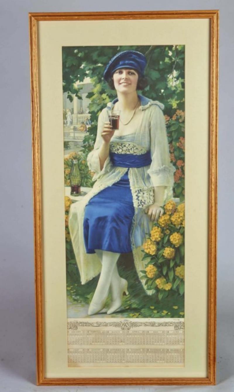 Coca Cola 1921 Litho Advertising Calendar