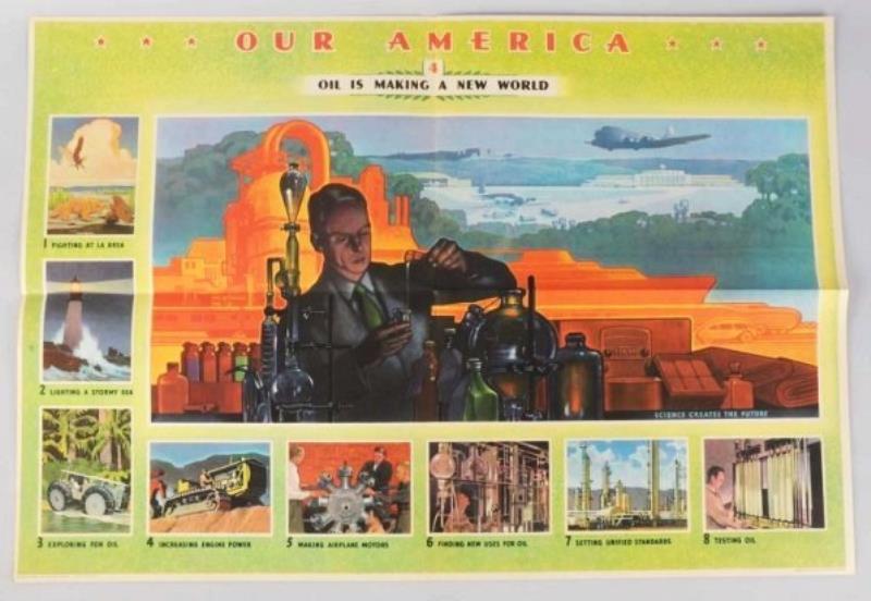1950s Coca-Cola Our America Educational Posters
