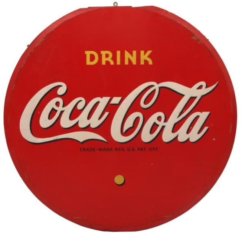 Wooden Coca-Cola Advertising Sign