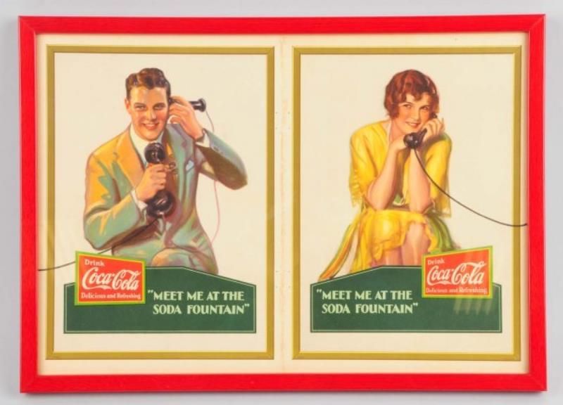 Coca-Cola Soda Fountain Advertisement