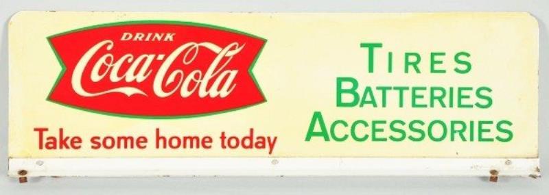 1960s Tin Coca-Cola Rack Sign.