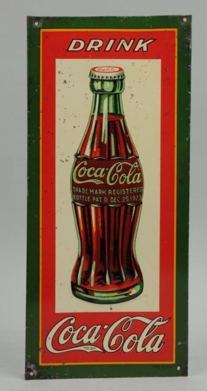 1930's Coca-Cola Tin Litho Advertising Sign Value & Price Guide