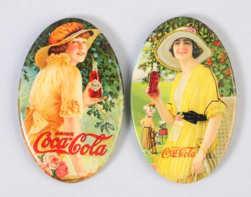 1916 Coca - Cola Pocket Mirrors Value & Price Guide