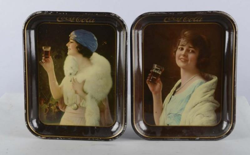 Coca Cola Tin Serving Trays