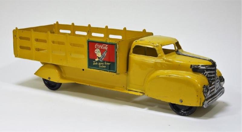 C.1940 Marx Coca-Cola Pressed Steel Toy Truck