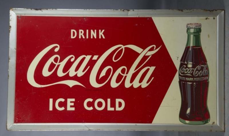 Self-Framed Coca Cola Sign Value & Price Guide