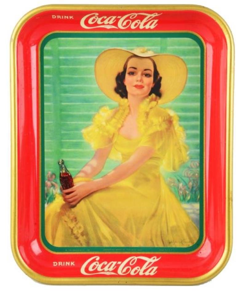 1938 Coca-Cola Serving Tray.