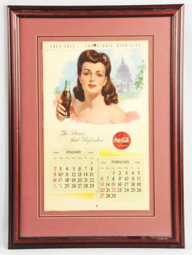 1944 Coca - Cola Calendar Value & Price Guide