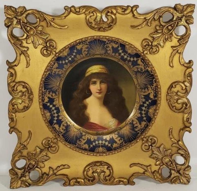 FRAMED VIENNA ART PLATES FOR COCA-COLA