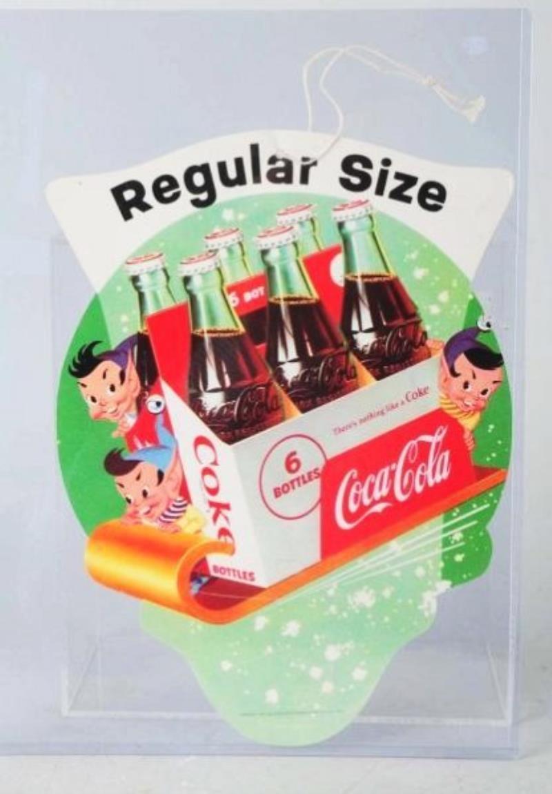 1956 Coca-Cola 2sided Fan Pull