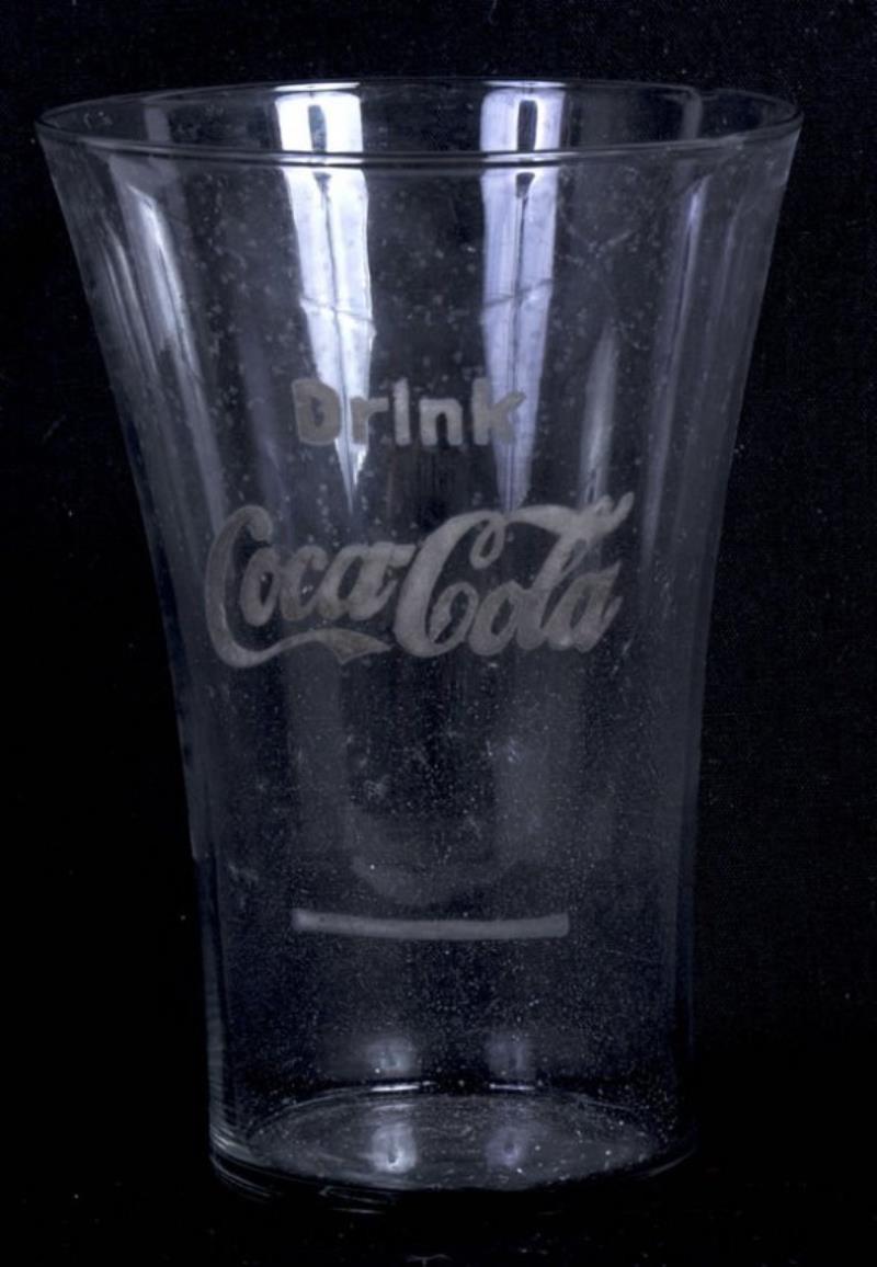 1914-1918 “DRINK” COCA-COLA FLARE GLASS