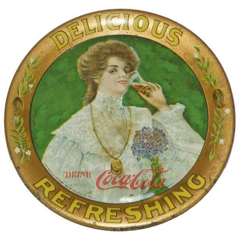 1906 COCA-COLA TIP TRAY