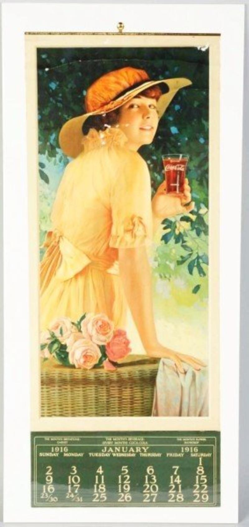 1916 Coca-Cola Calendar.