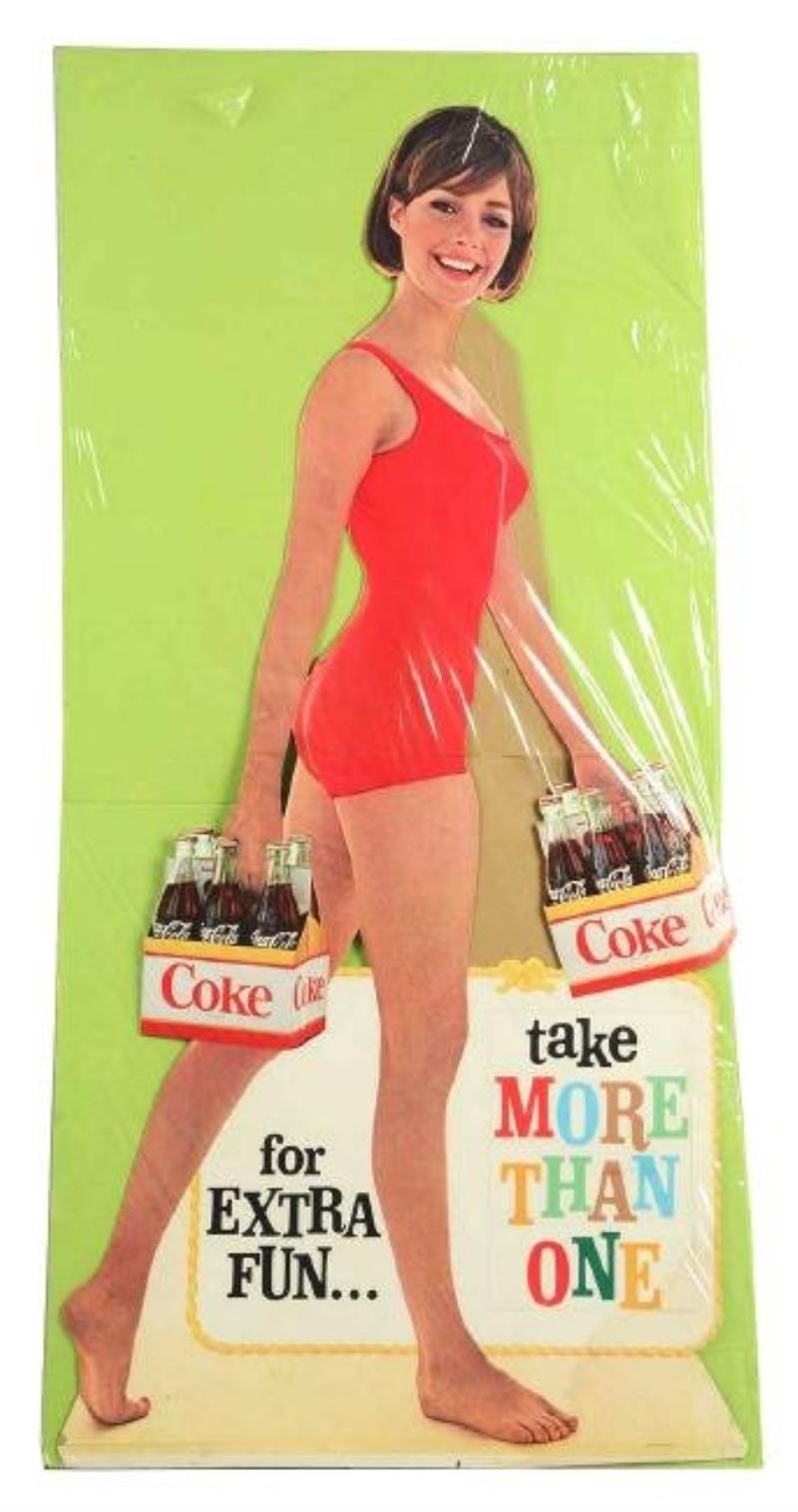 Oversized Coca-Cola Stand Up Diecut Cardboard