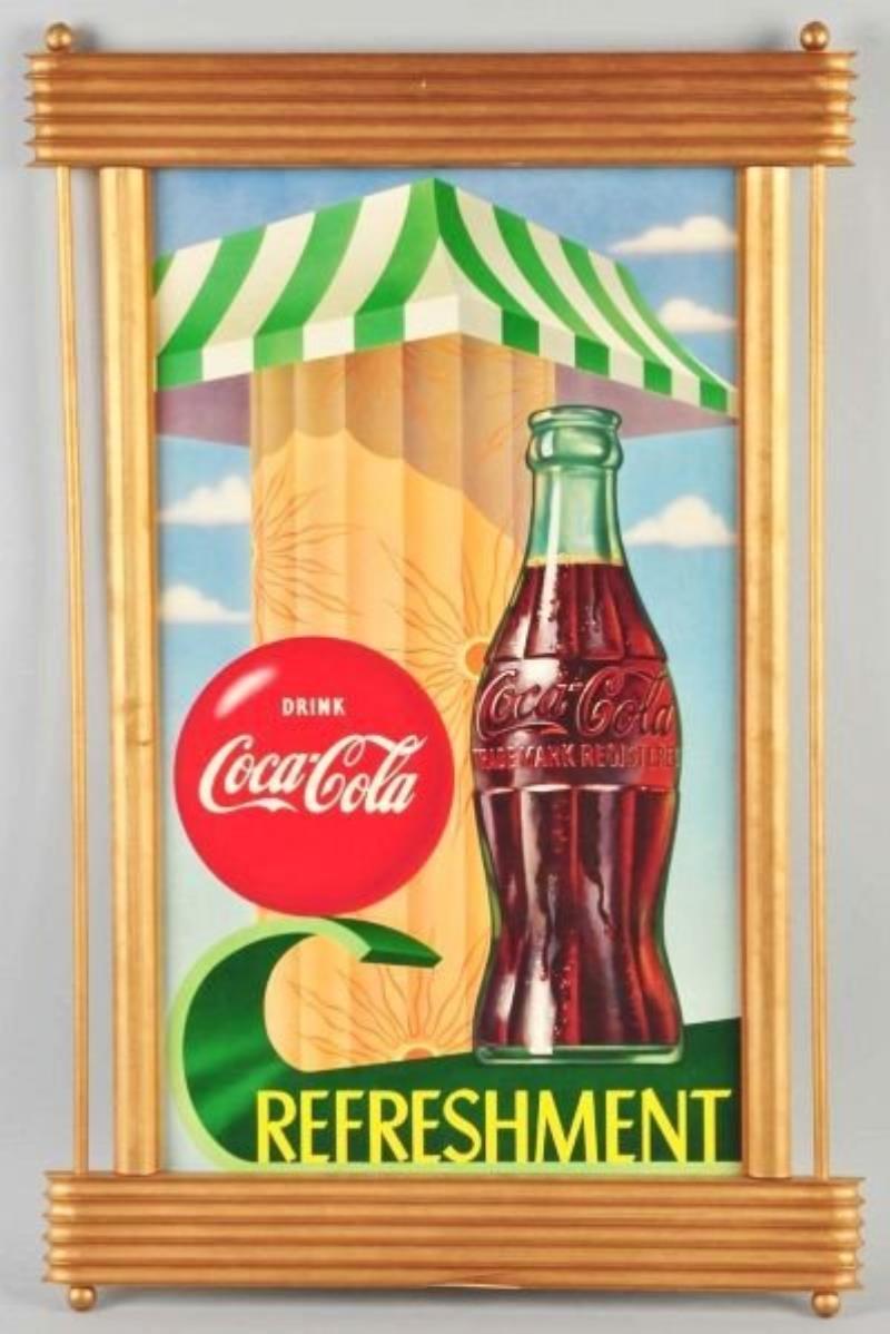 Cardboard Coca-Cola Vertical Poster Value & Price Guide