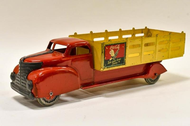 Original Marx Coca-Cola Stake Truck