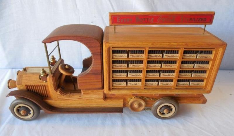 Coca-Cola 100th Anniversary Wooden Truck 576 Bottle on