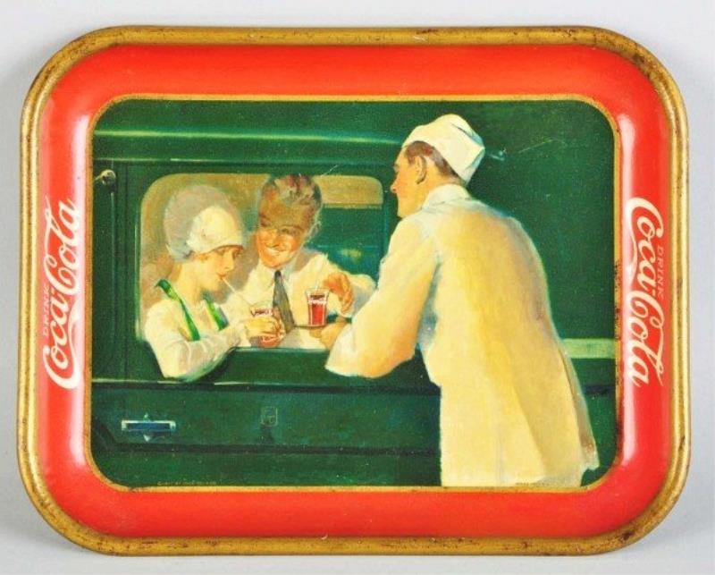 1926 & 1927 Coca-Cola Serving Trays.