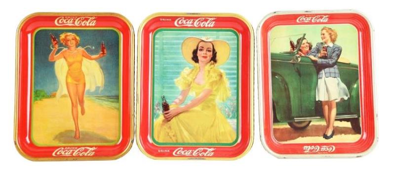 1937, 1938 & 1942 Coca-Cola Advertising