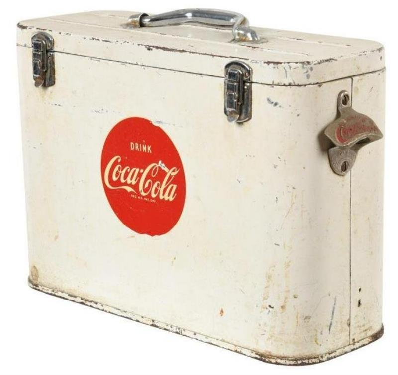 White Drink Coca Cola Carrying Cooler