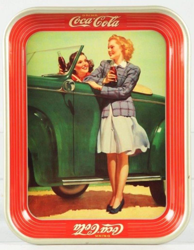 1942 Coca-Cola Serving Tray.