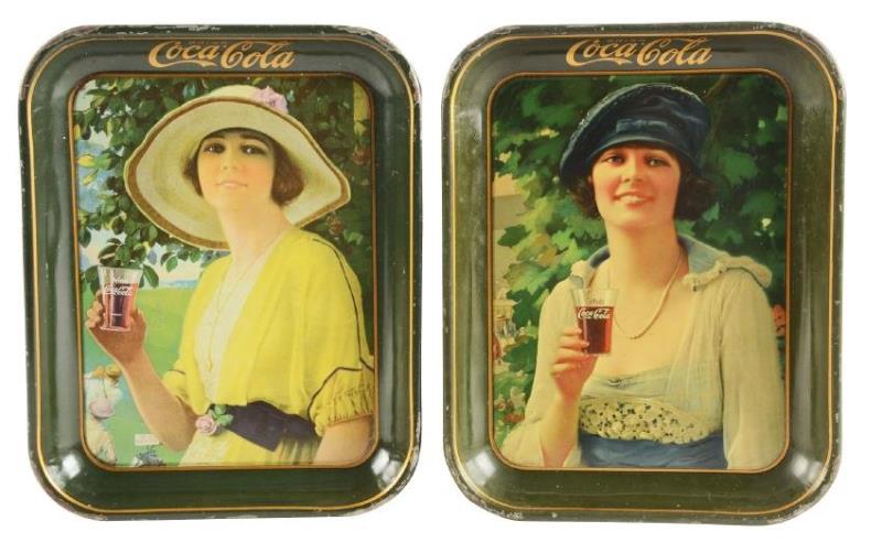 1920 and 1921 Coca-Cola Advertising Trays