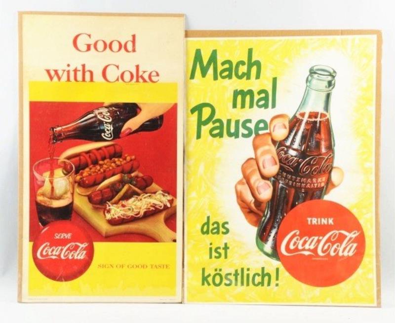 Paper Coca-Cola Posters.