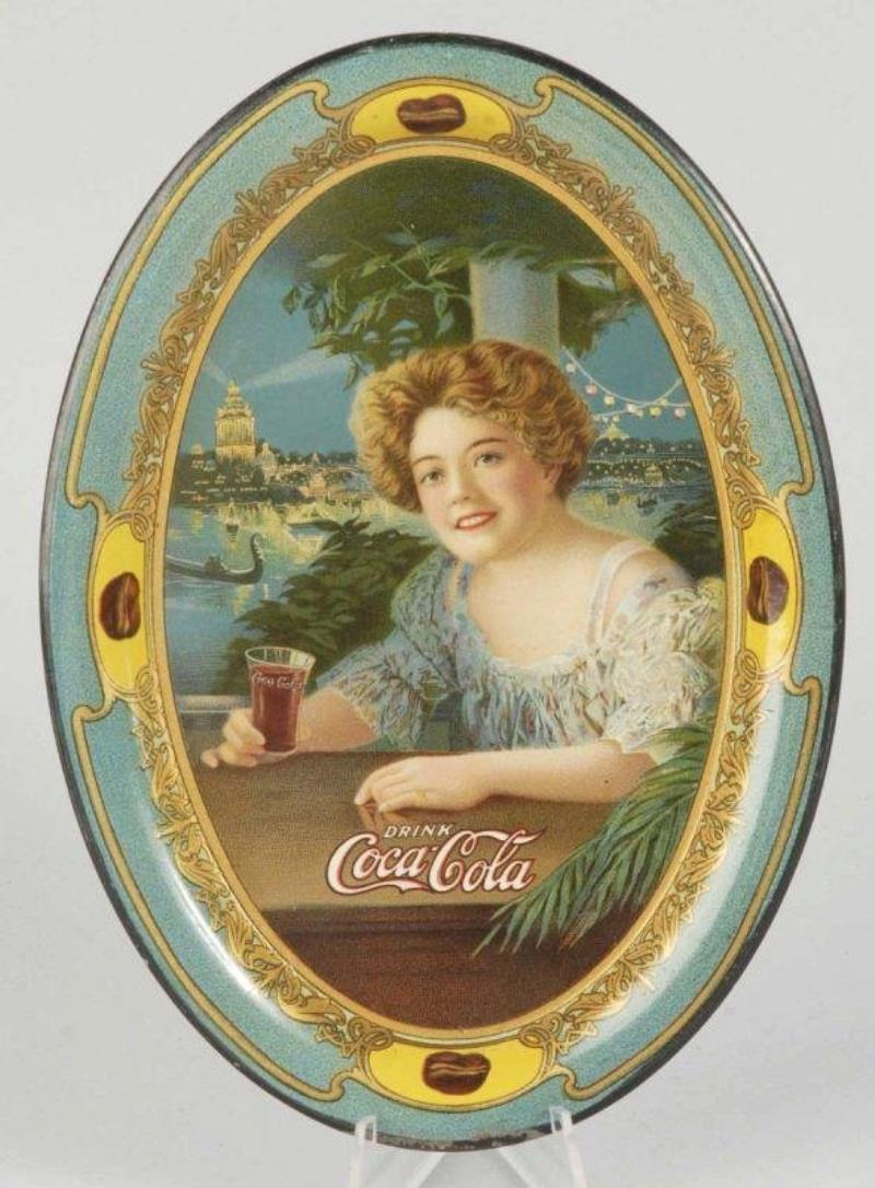 1909 Tin Coca-Cola Tip Tray.