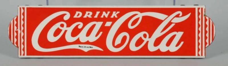 Coca-Cola Porcelain Door Push.
