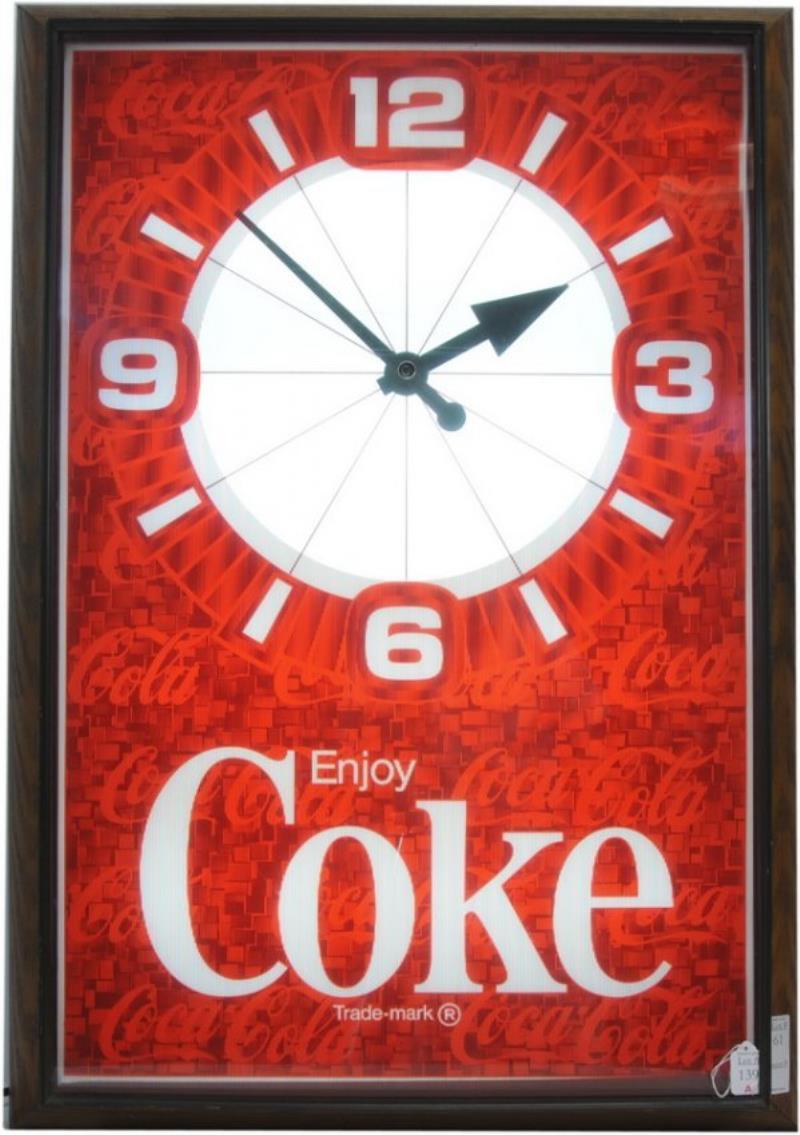 Coca Cola Dazzler clock 40"x30" Only 3 ever made