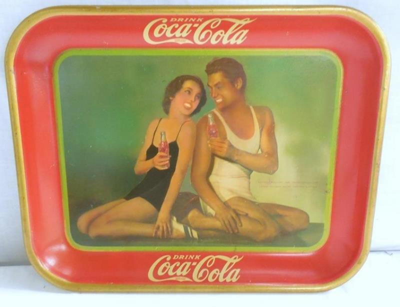 Coca-Cola Tray 1934 "Tarzan and Jane" Maureen