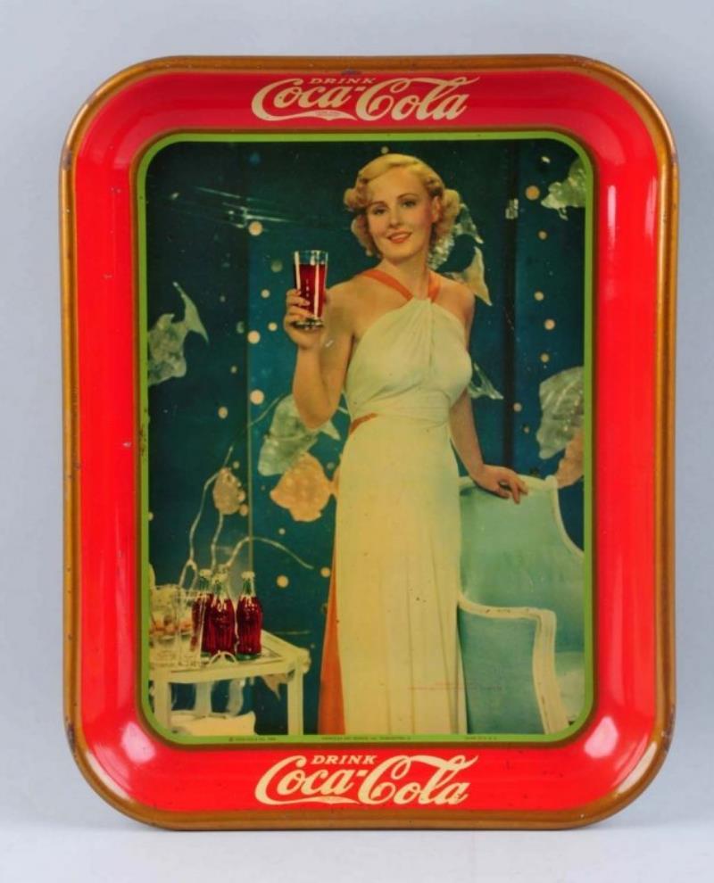 1930s Coca - Cola Serving Tin Tray