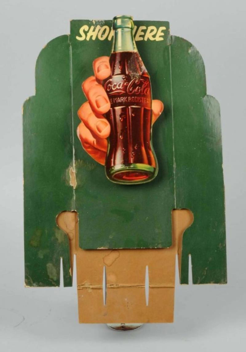 1950 Coca-Cola Rocking Sign Carton Display