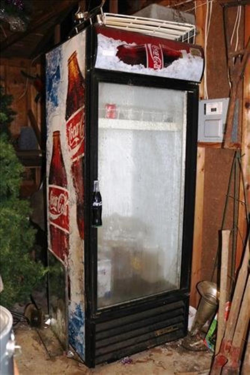 Coca Cola single door cooler for drinks, no damage