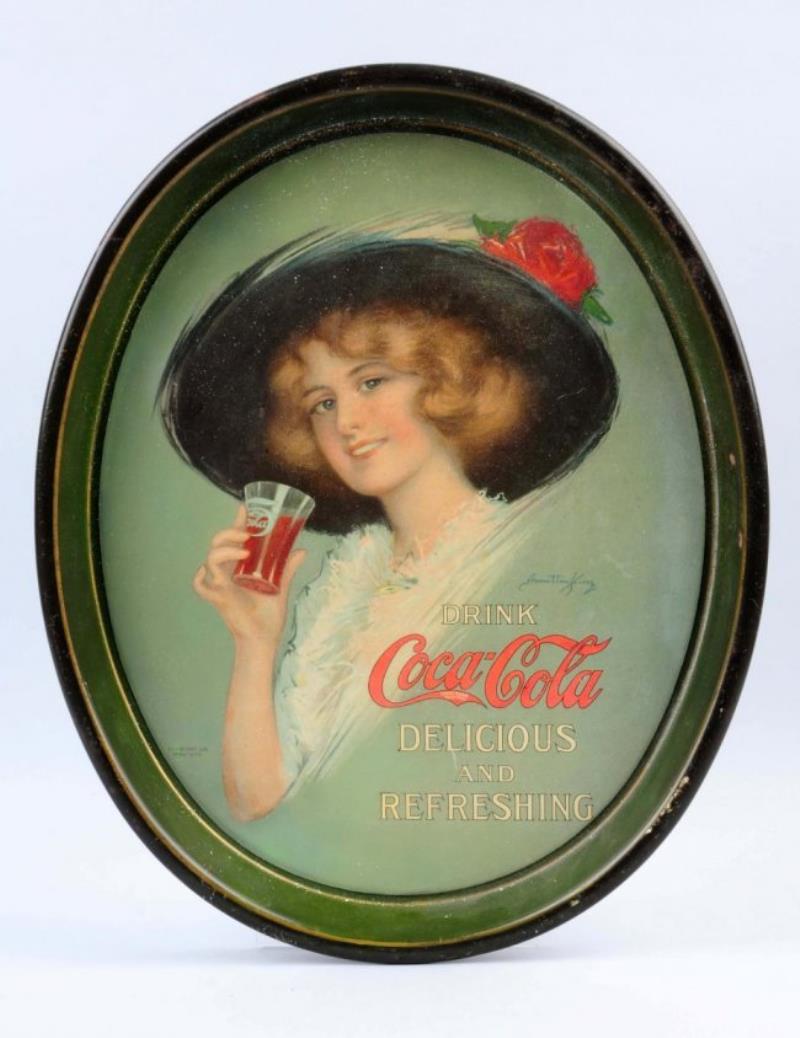 1913 Coca-Cola Tin Serving Tray Value & Price Guide