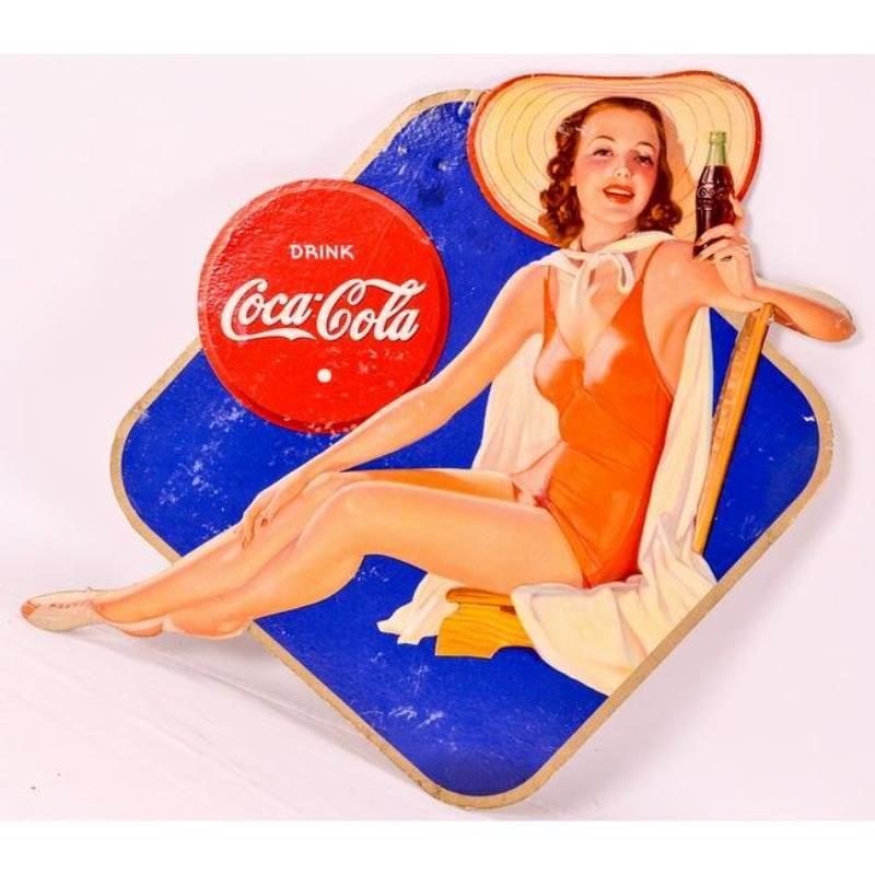 Coca-Cola "Bathing Beauty" Hanging Ad