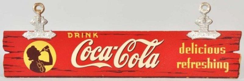 Masonite & Metal Coca-Cola Sign