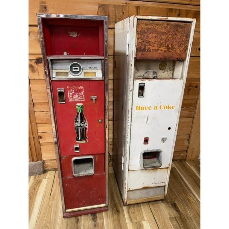 Lot of 2 Cavalier Coca Cola Machines