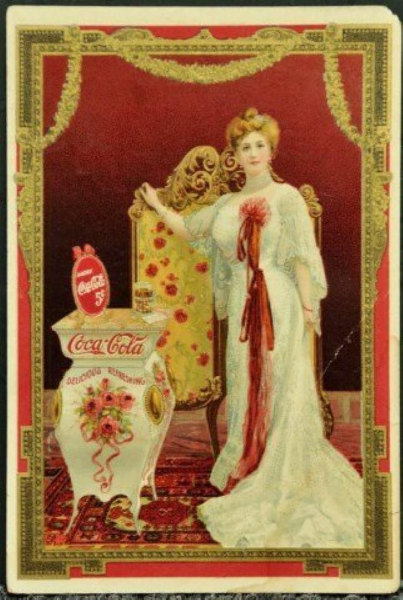 c. 1904 Coca-Cola Lillian Nordica Menu Card