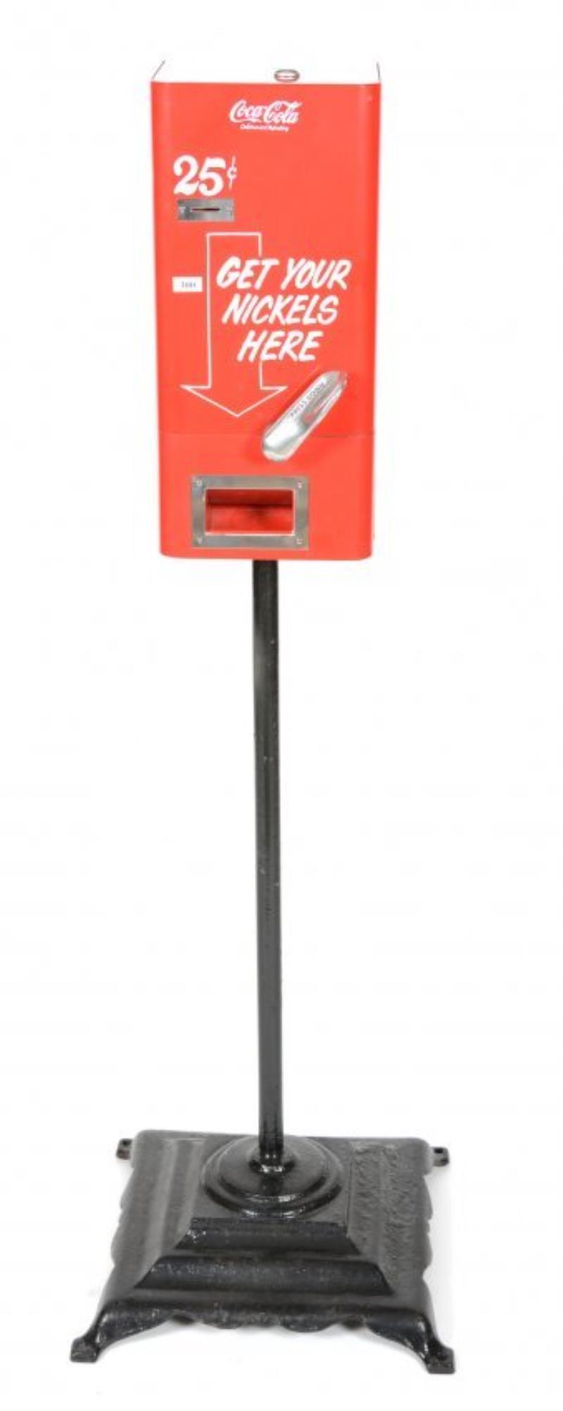 49.5" NICKEL CHANGER ON CAST IRON STAND