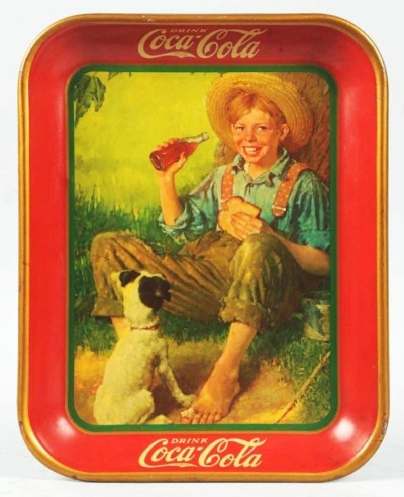 1931 Coca-Cola Serving Tray.