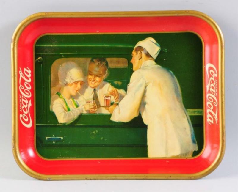 1927 Coca - Cola Serving Tray.