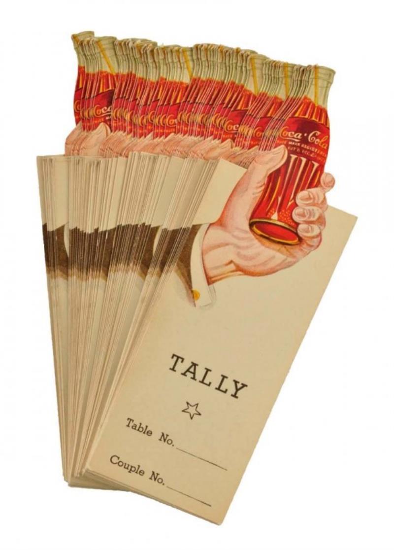 1920's Coca - Cola Tally Cards.