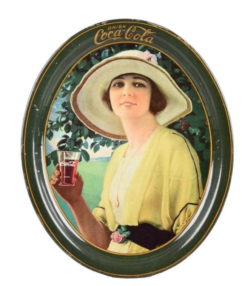 1920 Drink Coca - Cola Tin Serving Tray